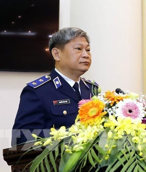 Trung tướng Nguyễn Văn Sơn, Phó Bí thư Đảng ủy, Tư lệnh Cảnh sát biển Việt Nam. Ảnh: TTXVN.