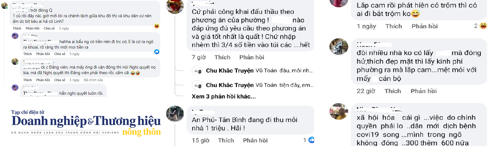 Ý kiến của người dân 