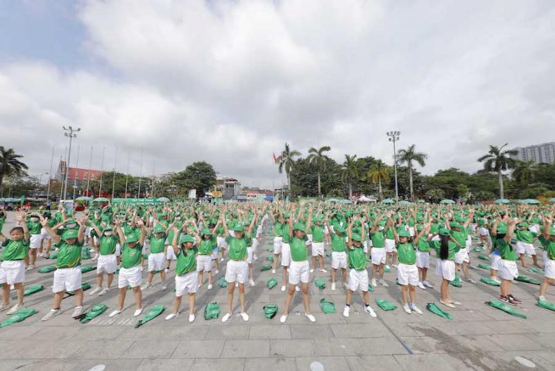 Trong những năm qua, phong trào thể dục thể thao cho thanh thiếu nhi ngày càng sôi nổi, thu hút đông đảo trẻ em tham gia