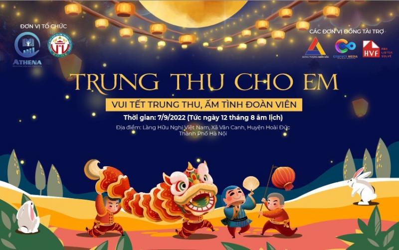 Chương trình “Trung thu cho em” với mong muốn gắn kết các em nhỏ bị thiệt thòi sẽ tự tin hơn trong cuộc sống và đón một cái Tết trung thu trọn vẹn.