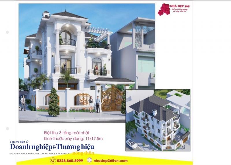 biet thu 3 tang 5