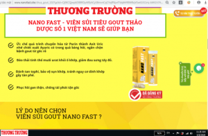Sau cảnh báo, TPCN Nano Fast quảng cáo sai công dụng mọc lên như nấm sau mưa