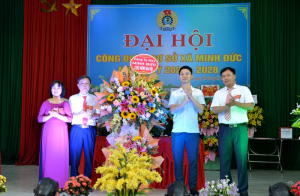 Bắc Giang: Công đoàn xã Minh Đức tổ chức Đại hội nhiệm kỳ 2023 - 2028