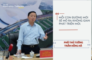 Phó Thủ tướng Trần Hồng Hà: “Mỗi con đường mới sẽ mở ra không gian phát triển mới”