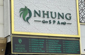 Nhung Spa đăng ký hoạt động spa, tắm trắng nhưng trị nám bằng laser