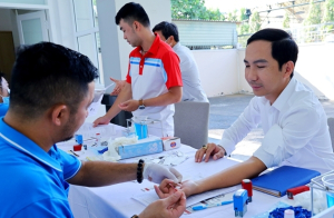Chương trình hiến máu tình nguyện của KVT: Từ trái tim đến trái tim