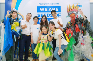 Bảo vệ môi trường qua lăng kính của các hoạ sĩ nhí được gửi gắm tại triển lãm “We are seeds of change” 