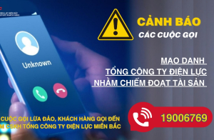 Mạo danh Tổng công ty Điện lực miền Bắc thông tin không đúng sự thật nhằm lừa đảo khách hàng