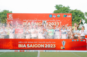 Mobi FC là đội bóng đầu tiên giành giải Vô địch Siêu Cup bóng đá 7 người quốc gia