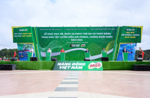Nestlé MILO đồng hành cùng Lễ Khai mạc hè, Ngày Olympic trẻ em và Chương trình bơi an toàn, phòng, chống đuối nước năm 2023