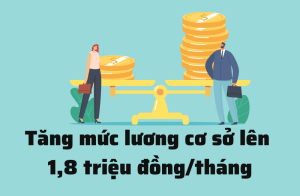 Từ ngày 01/7/2023, tăng mức lương cơ sở lên 1,8 triệu đồng/tháng cho 9 nhóm đối tượng