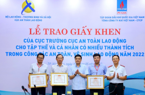 PV GAS được Cục An toàn Lao động khen thưởng
