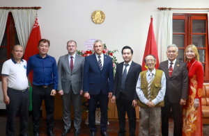 Chùm ảnh: VARISME thăm và chúc mừng ngày Lễ Độc lập Đại sứ quán Cộng hòa Belarus tại Việt Nam