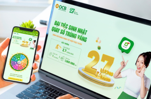 Cơ hội nhận vàng SBJ khi gửi tiết kiệm trên ngân hàng số OCB OMNI