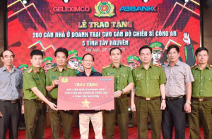Xây dựng 200 căn nhà ở doanh trại cho chiến sỹ Công an các xã khó khăn tại miền Trung - Tây Nguyên và Nam Bộ