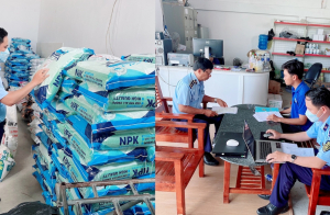 Phát hiện 4,5 tấn phân bón Trung Quốc vi phạm về nhãn