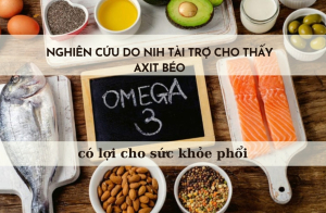 Nghiên cứu do NIH tài trợ cho thấy: Axit béo omega-3 có lợi cho sức khỏe phổi