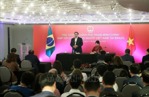 Thủ tướng gặp gỡ cộng đồng người Việt Nam tại Brazil và các nước Nam Mỹ lân cận