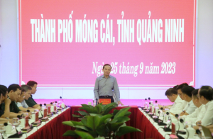 Phó Thủ tướng làm việc với tỉnh Quảng Ninh về xuất nhập khẩu và phòng chống buôn lậu