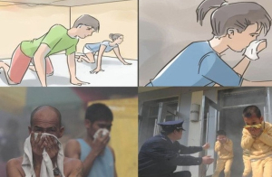Xử lý đúng cách tránh ngạt khói khi có đám cháy