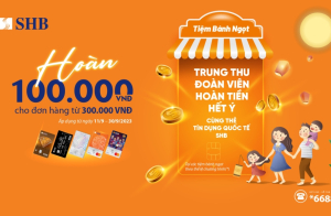Mừng Tết đoàn viên, SHB ưu đãi hoàn tiền dành cho chủ thẻ tín dụng quốc tế