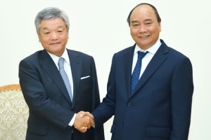 Thủ tướng tiếp Chủ tịch Tập đoàn truyền thông Nikkei