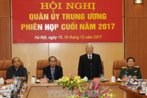 Tổng Bí thư Nguyễn Phú Trọng chủ trì Hội nghị Quân ủy Trung ương