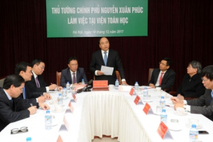 Thủ tướng Nguyễn Xuân Phúc: "Tạo điều kiện thuận lợi nhất cho Viện Toán học"