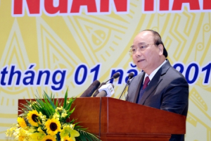 Ngành ngân hàng phải tiên phong trong thực hiện phương châm hành động của Chính phủ năm 2018