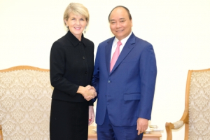 Thủ tướng Nguyễn Xuân Phúc tiếp Bộ trưởng Ngoại giao Australia