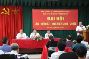 Hội nghị báo cáo kết quả hoạt động Chi hội Đông y hiện đại phương hướng nhiệm vụ khóa I nhiệm kỳ 2018-2023