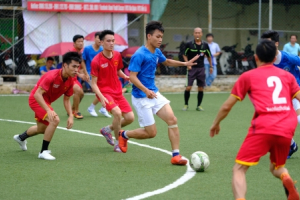 Trước loạt trận cuối vòng bảng giải bóng đá "Báo chí đồng hành cùng doanh nghiệp" 
