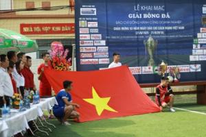 Khai mạc giải bóng đá "Báo chí đồng hành cùng doanh nghiệp"