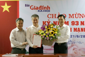 Bổ nhiệm nhà báo Trần Tuấn Linh giữ chức vụ Tổng Biên tập Báo Gia đình và Xã hội