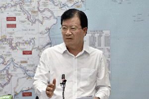 Phó Thủ tướng Trịnh Đình Dũng chủ trì cuộc họp về ứng phó sự cố, thiên tai và tìm kiếm cứu nạn