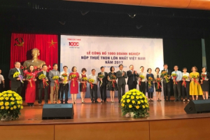 Lễ công bố 1000 doanh nghiệp nộp thuế TNDN lớn nhất Việt Nam năm 2017