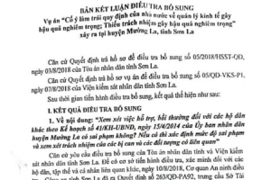 Gia đình bị can tiếp tục gửi đơn kêu oan.