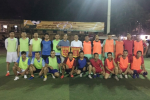 Giao lưu bóng đá FC. DNTH & UBND.CAP Phú Lương: Một trận bóng nhiều cảm xúc