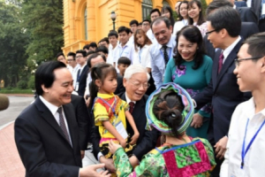 Chủ tịch nước đánh giá tích cực về giáo dục, Quốc hội quan tâm đến chương trình, giáo viên