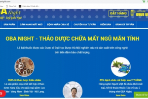 TPCN Oba Night: Ngang nhiên lừa dối NTD về công dụng?