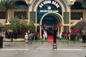 Đoàn tàu chở Chủ tịch Triều Tiên Kim Jong-un đã đến Việt Nam
