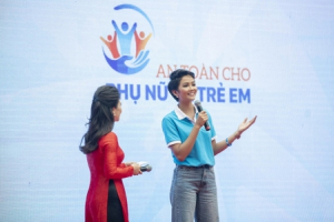Hoa hậu H’Hen Niê kêu gọi chung tay vì phụ nữ và trẻ em gái