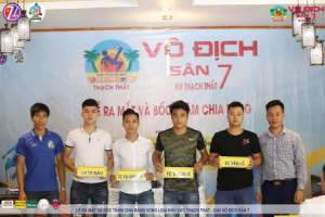 GIẢI BÓNG ĐÁ SÂN 7 VÒNG LOẠI KHU VỰC THẠCH THẤT:  SÔI NỔI TỪ NGÀY HỌP BÁO
