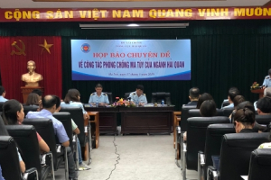 Họp báo chuyên đề về công tác phòng chống ma túy của ngành Hải quan