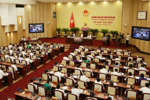 Khai mạc Kỳ họp thứ 9 HĐND TP Hà Nội khóa XV