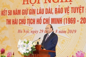 Thi hài Chủ tịch Hồ Chí Minh chưa thay đổi sau 50 năm gìn giữ