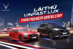 VINFAST tổ chức chương trình lái thử xe Lux cùng chuyên gia Quốc tế 