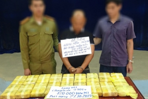 Hà Tĩnh : Bắt đối tượng vận chuyển 120.000 viên ma túy tổng hợp từ Lào về Việt Nam