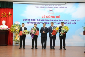 Công bố quyết định bổ nhiệm cán bộ lãnh đạo, quản lý EVNHANOI