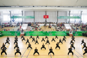 Hàng trăm học sinh Phú Yên tham gia hội thi thể dục và võ cổ truyền